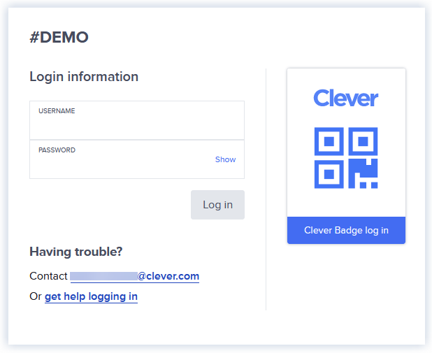 Reading_Blank Clever Login page.png
