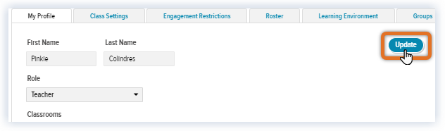 Updated Settings tab_Educators Tab_Click Update.png