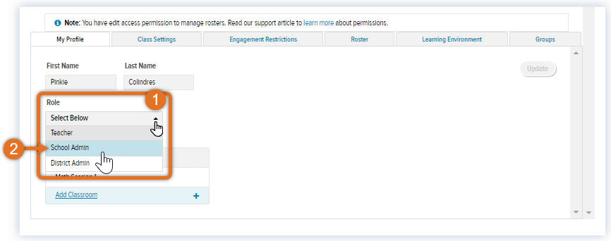 Updated Settings tab_Educators Tab_Click Role.png