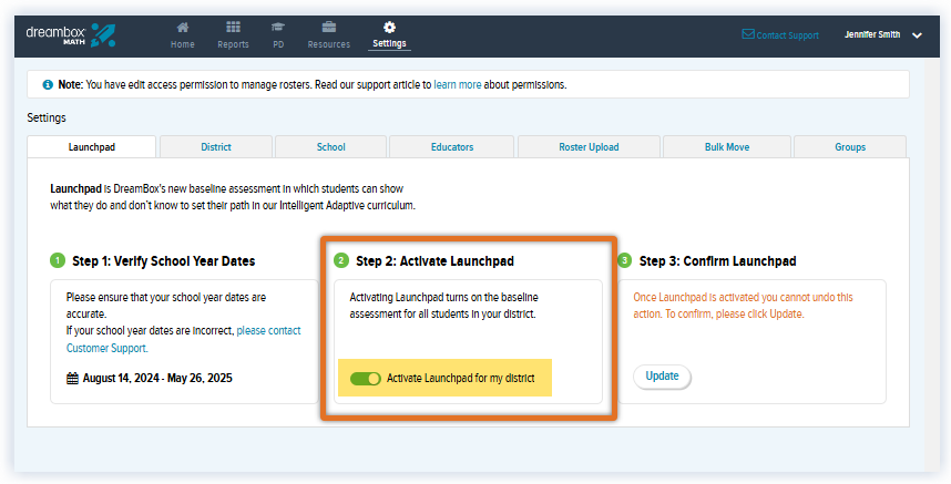 Admin Settings_Launchpad Tab_Activate Launchpad.png