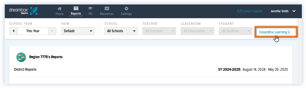 Standards_Reports Page_Click Standards.png