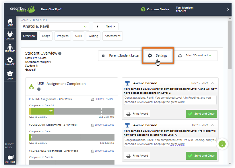 Reading Plus_Student Overview_Settings Button 2.png