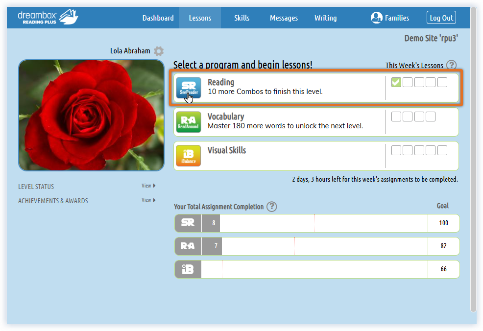 Reading Plus_Student Experience_Lessons Page_Select Reading_Shapes.png
