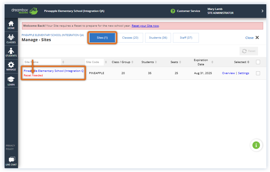 Reading Plus_Site Reset_Manage Tab_Reset Needed.png