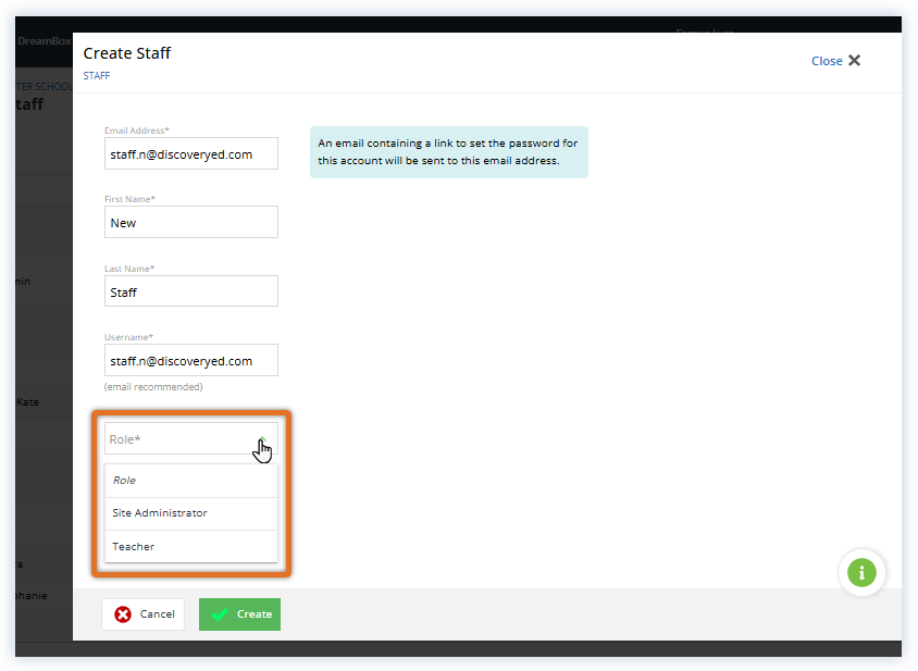 Reading Plus_Create Staff_Create Staff Window_Select Role.png