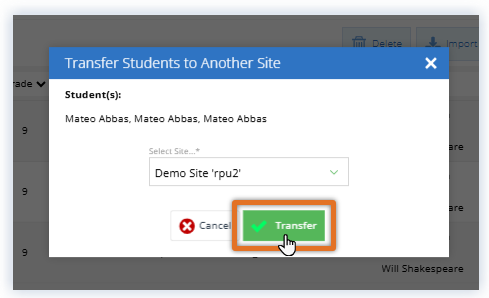 Reading Plus_Transfer Students_Manage_Click Transfer.png