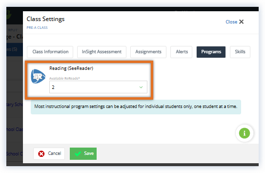 Reading Plus_Teacher_Class Settings window_ReReads.png