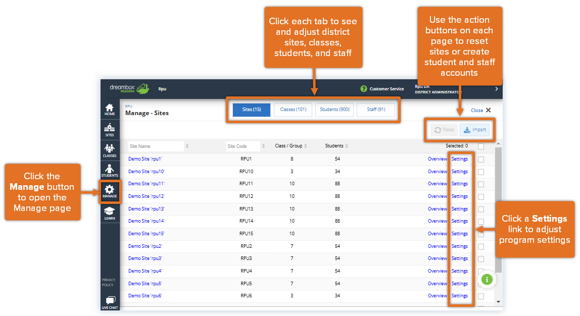 Reading Plus_Admin_Manage Page overview.png