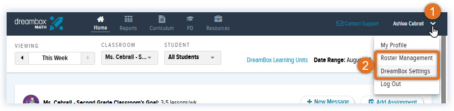 Math_Updated Settings_Teacher Name Drop down.jpg