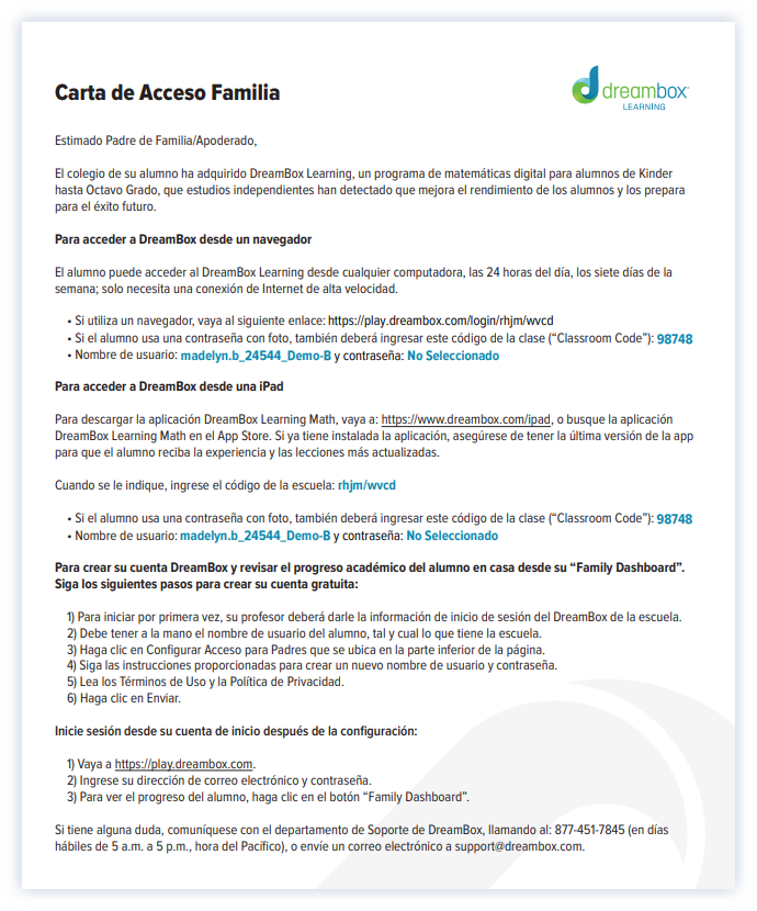 Math_Home Page_Family Access_Direct Login_Spanish.png