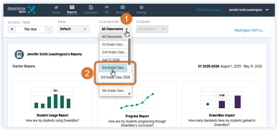 Math_Assignment Overview_Reports Page_Select Classroom.png