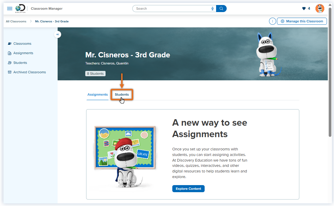 DE_Classroom Manager_Classroom Selected_Select Students_Cisneros_blue bar.png