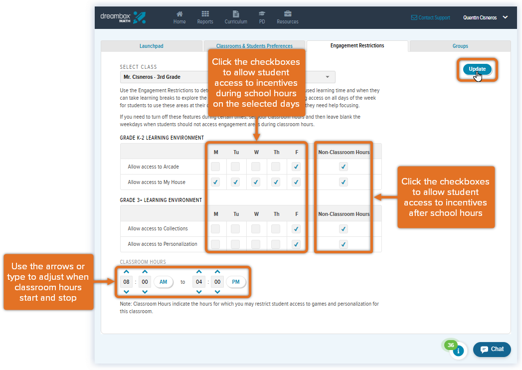 Math_DE Rostered settings_Engagement Restrictions_Adjust settings.png