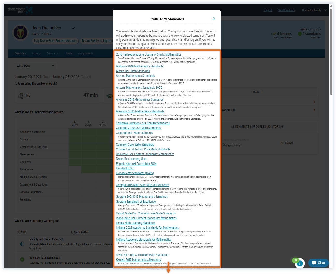 Math_Family_Home Subscriber_Overview page_proficiency standards window.png