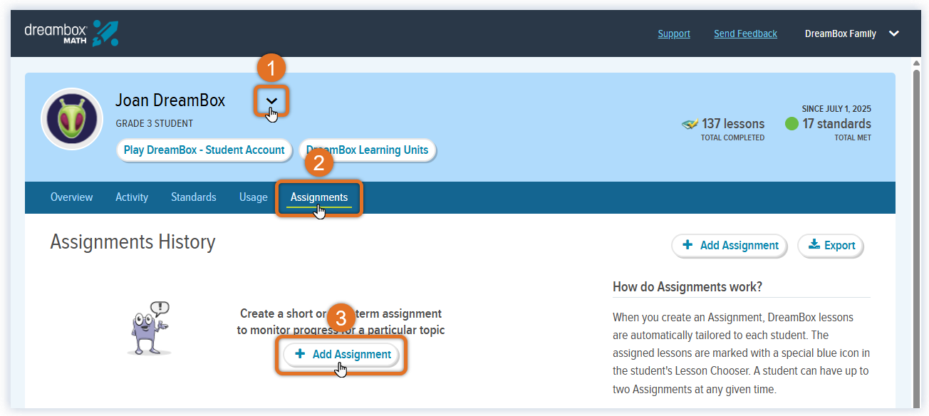 Math_Family_Home Subscriber_Select and create assignment.png