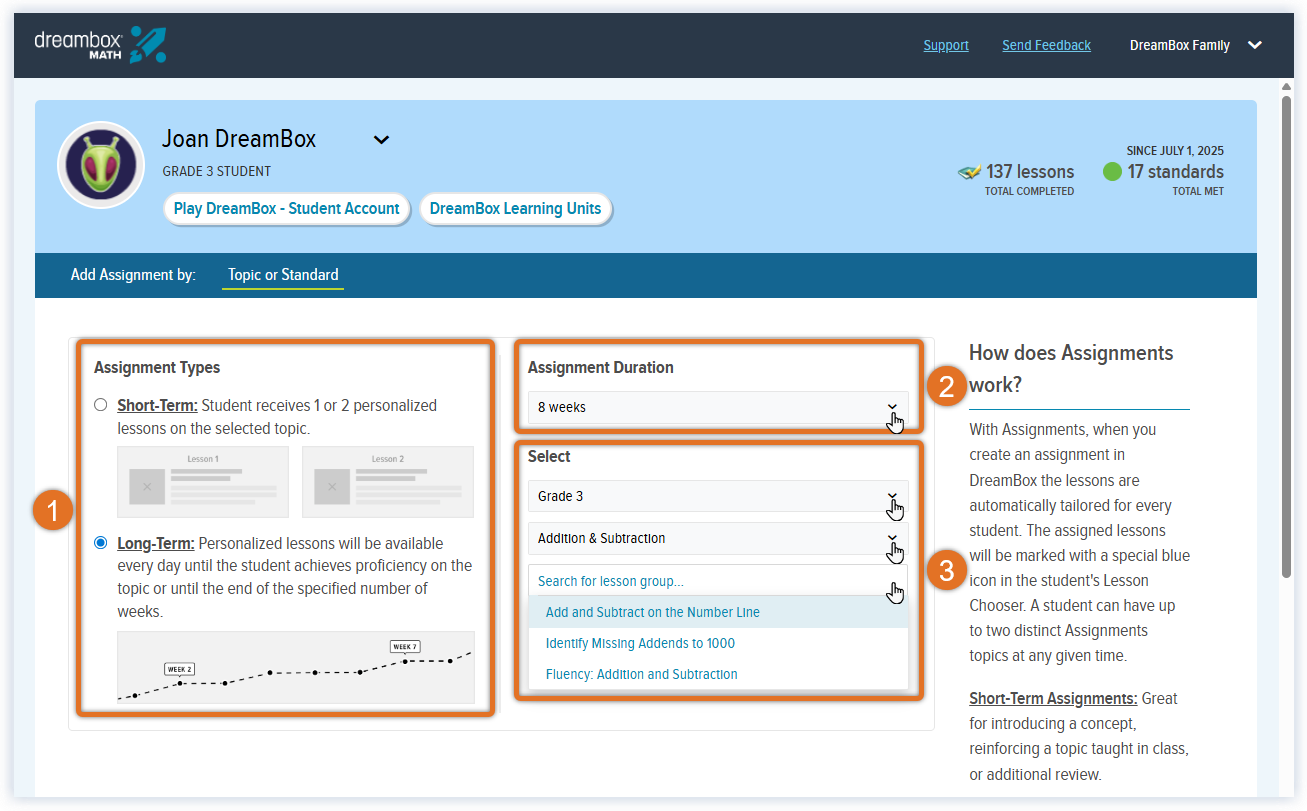 Math_Home Subscriber_Assignments Page_Select Assignment Parameters_LongTerm.png