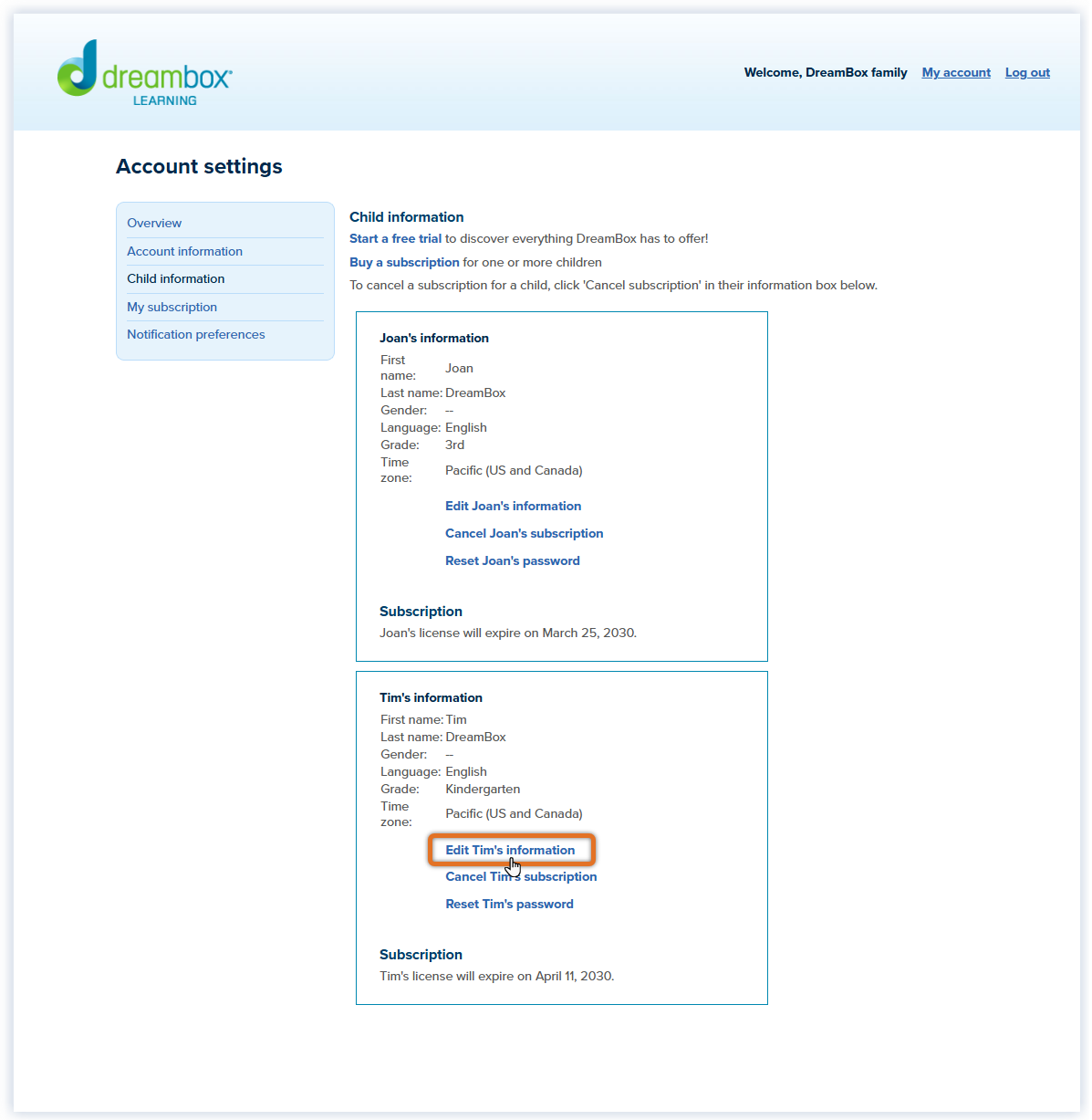 Math_Home Account Settings_Child Information Page_Joan_Tim.png